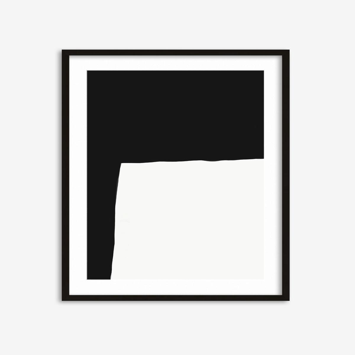 Monochrome Shape Art Print
