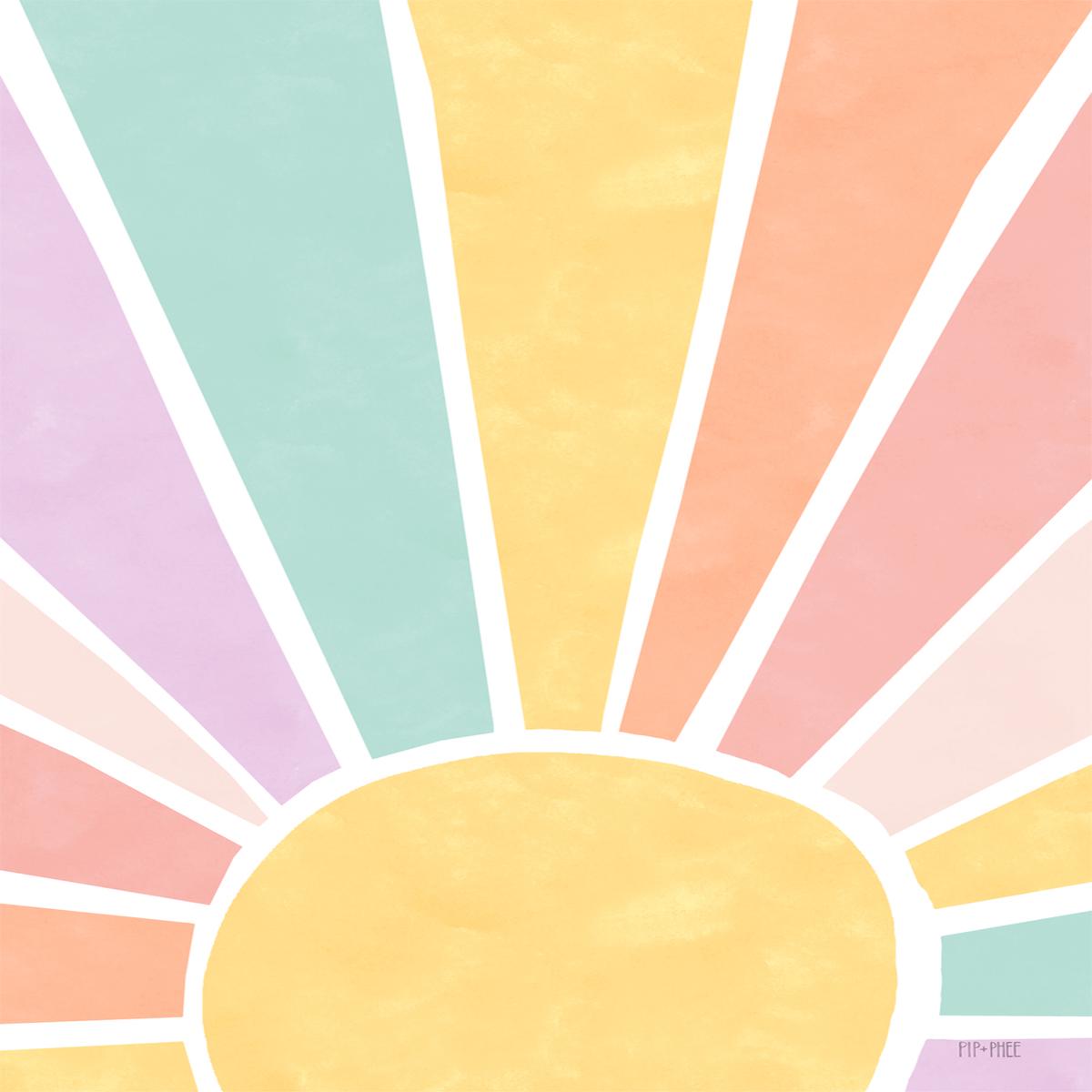 Sunburst Pastel