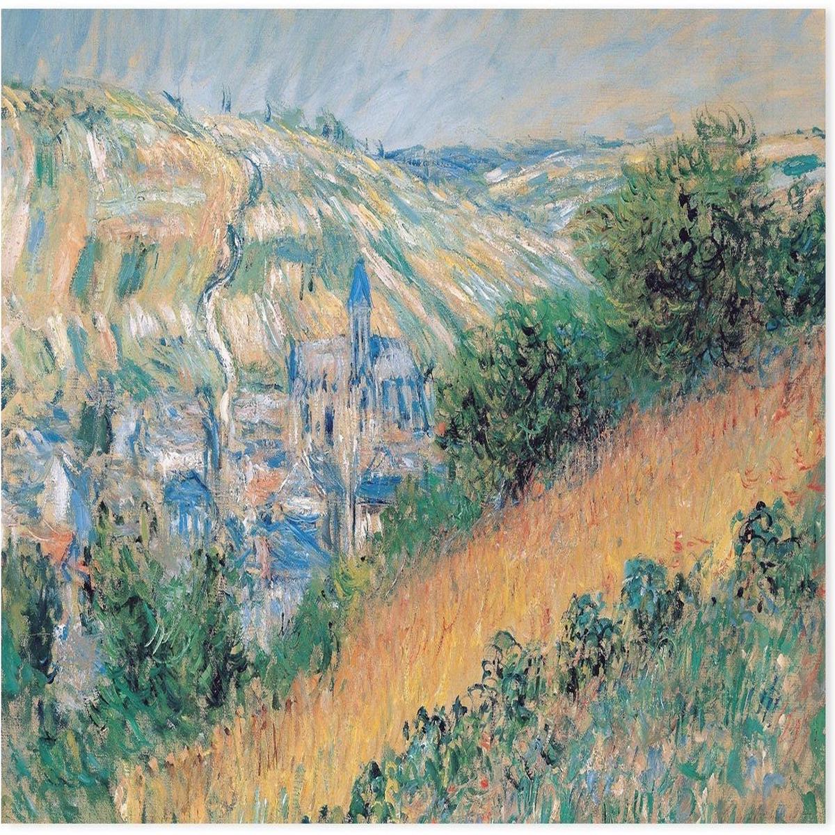 View over Vetheuil 1881 , By Monet