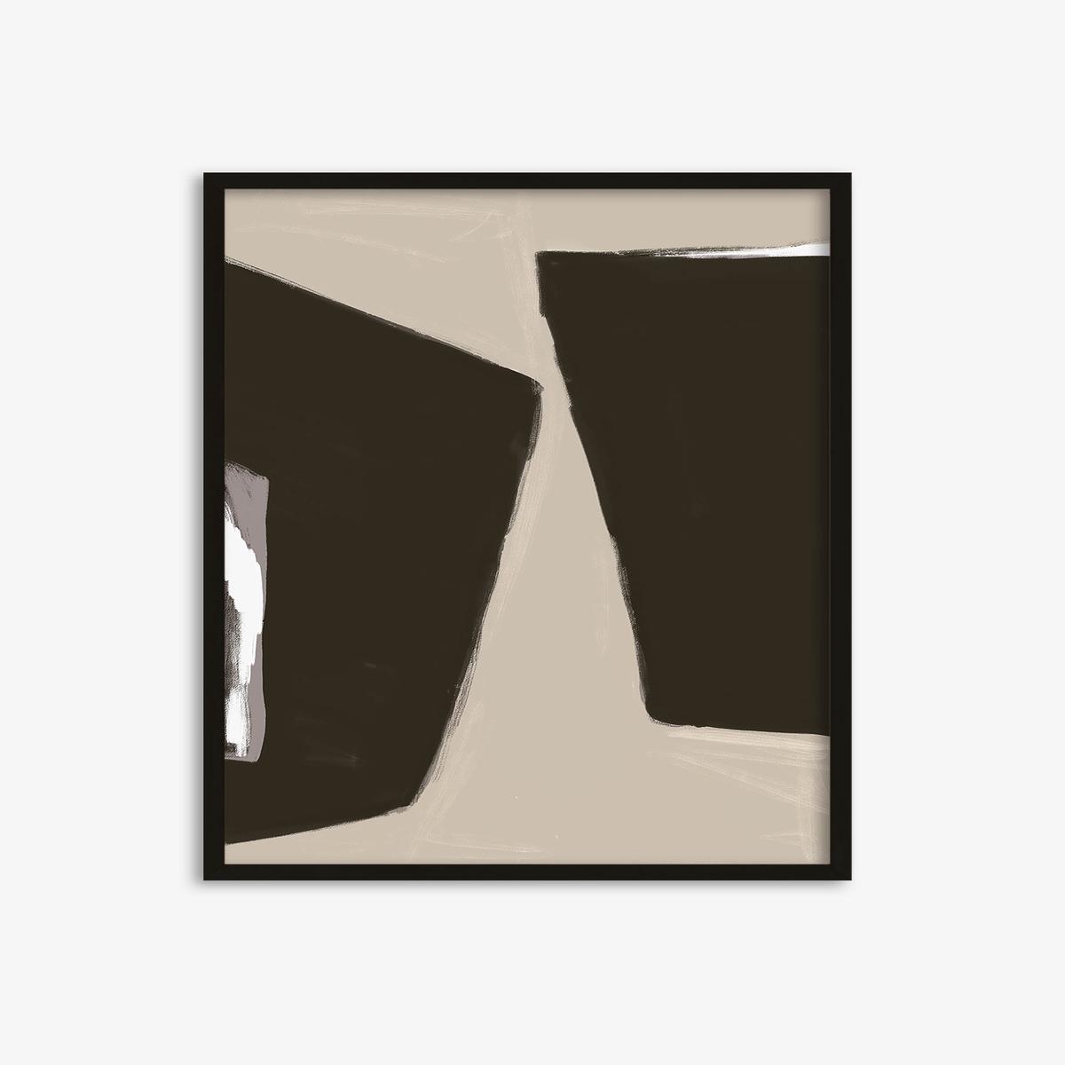 Abstract Beige 2 Art Print