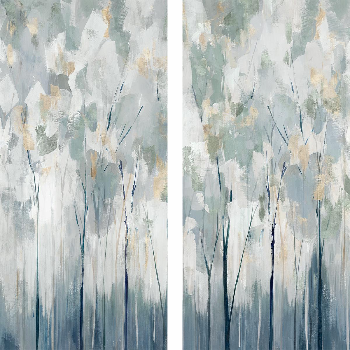 Blue Forest Adventure, Style A & B, Set Of 2