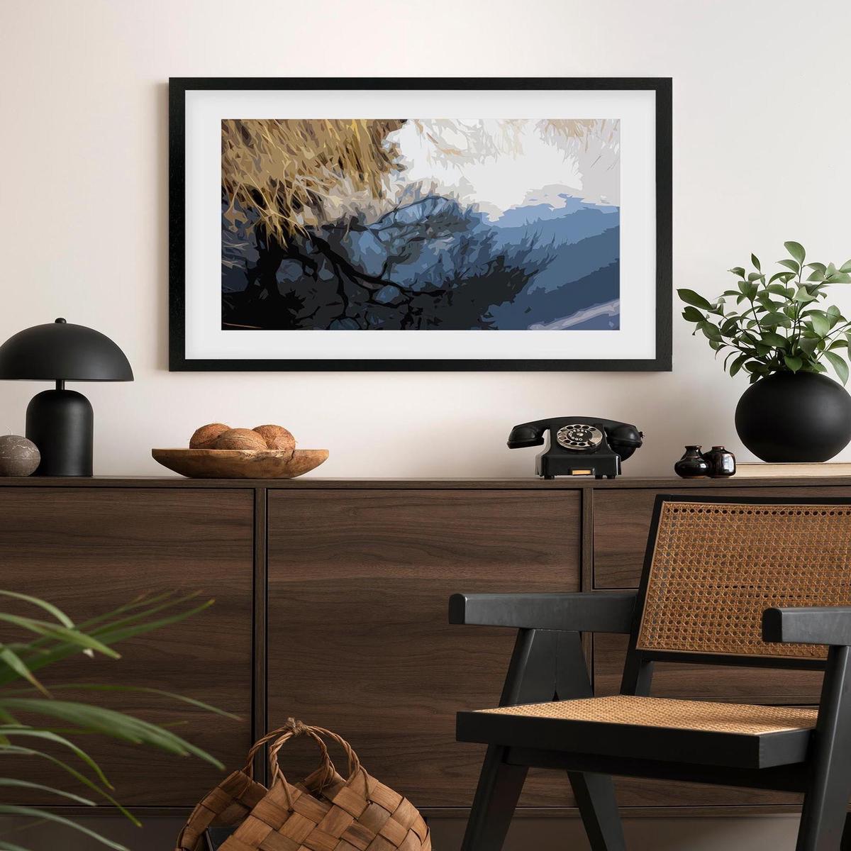 Brushed Landscape, Camden Art Print
