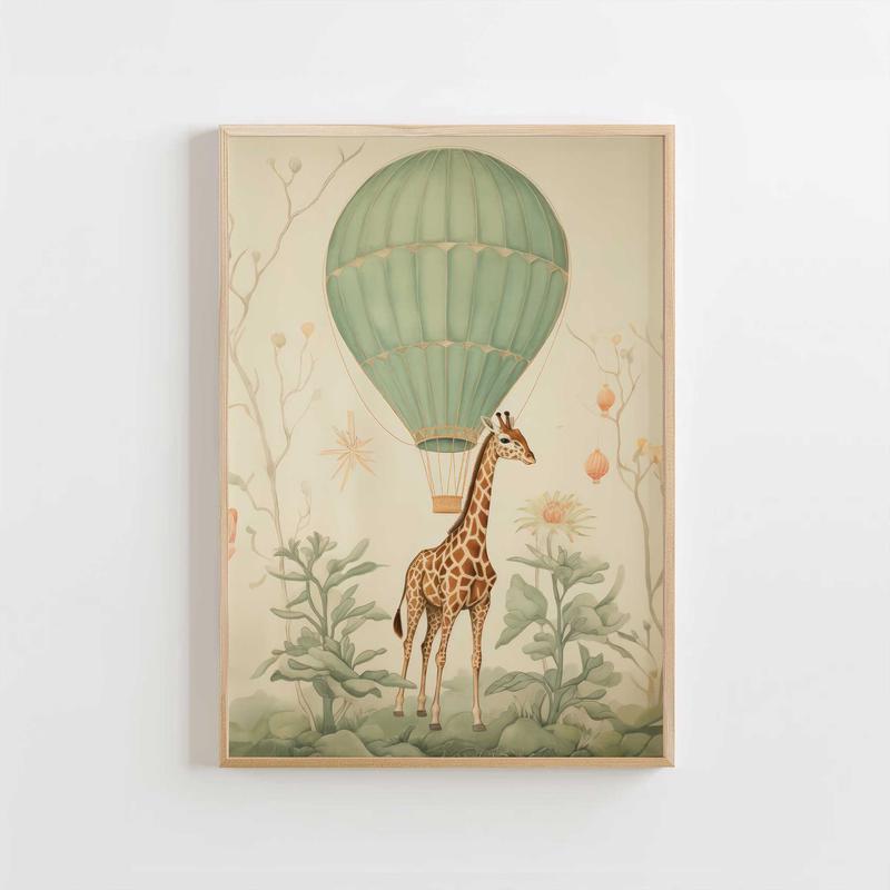 Giraffe and Balloon