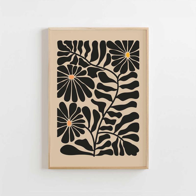 Sunburst Trio – Modern Daisy-Inspired Floral Print