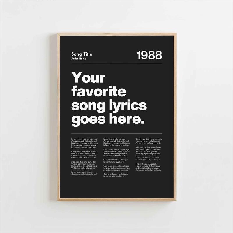 CUSTOM SONG BLACK