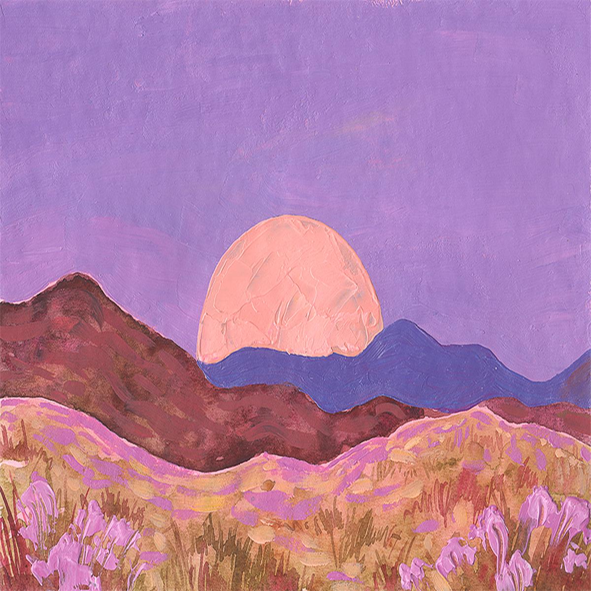 Lilac Peach Sunset