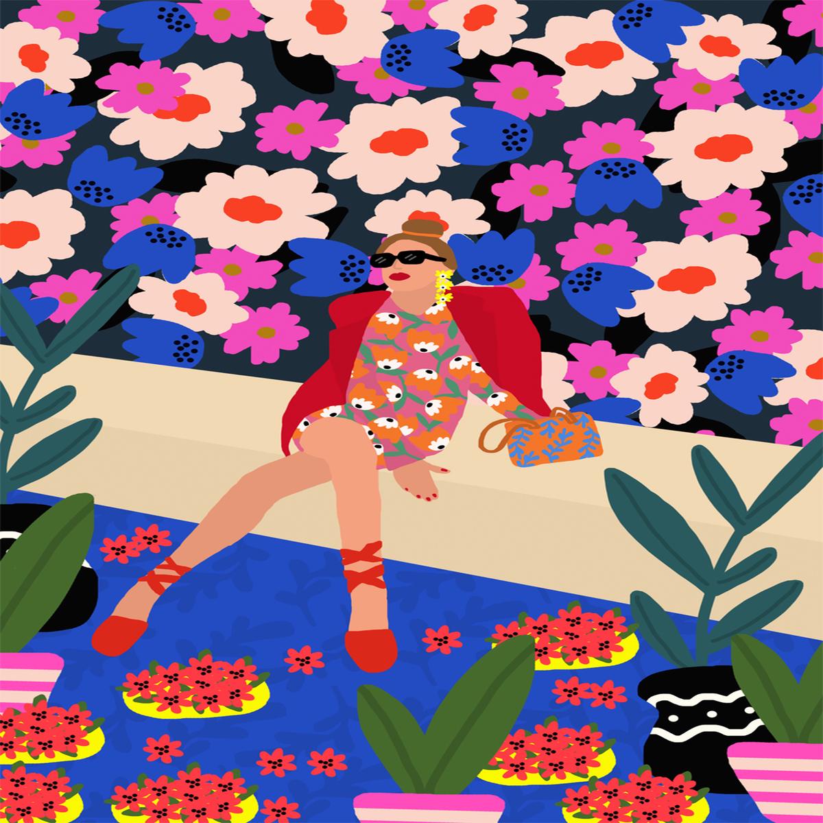 Relaxed Woman