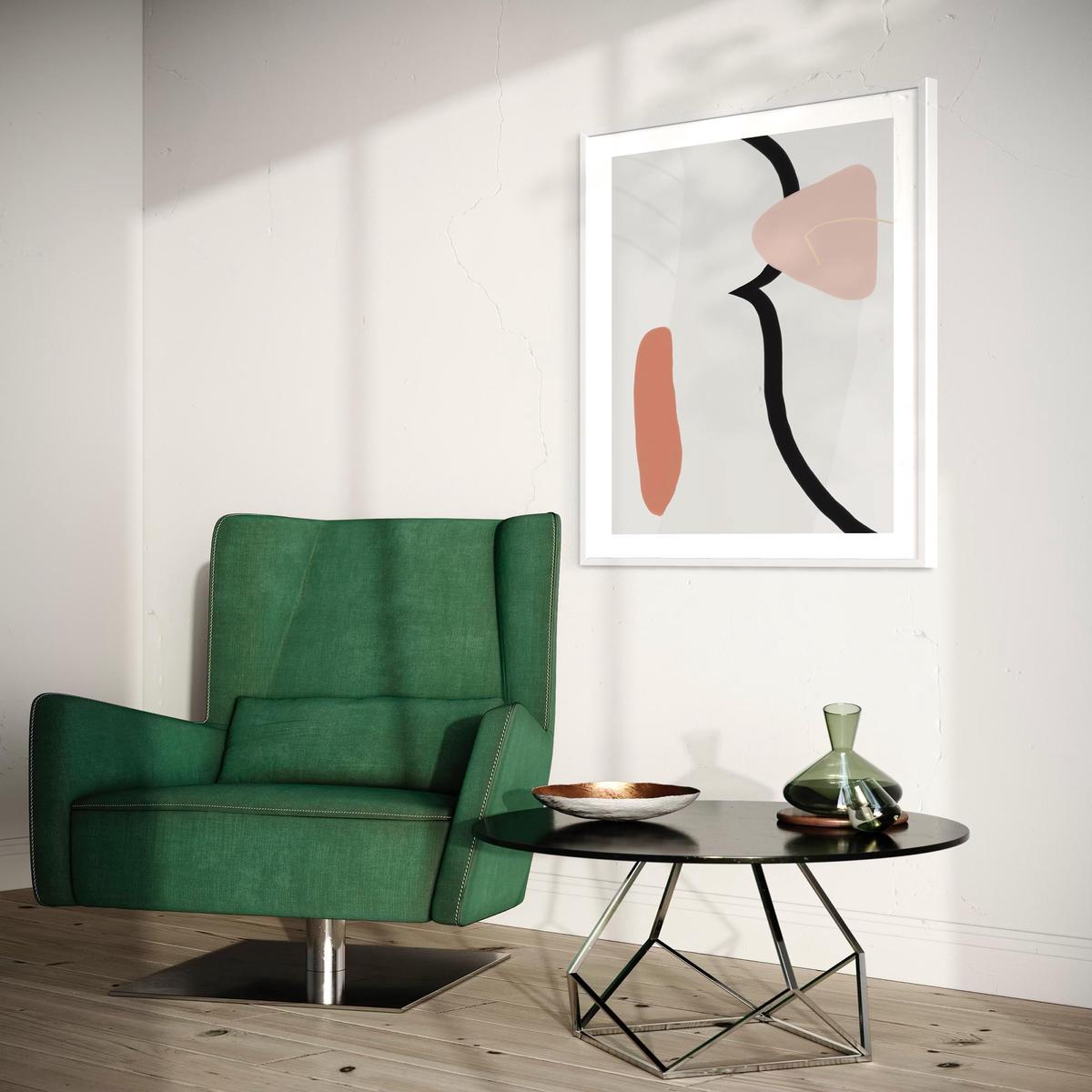 Scandi Shapes Art Print