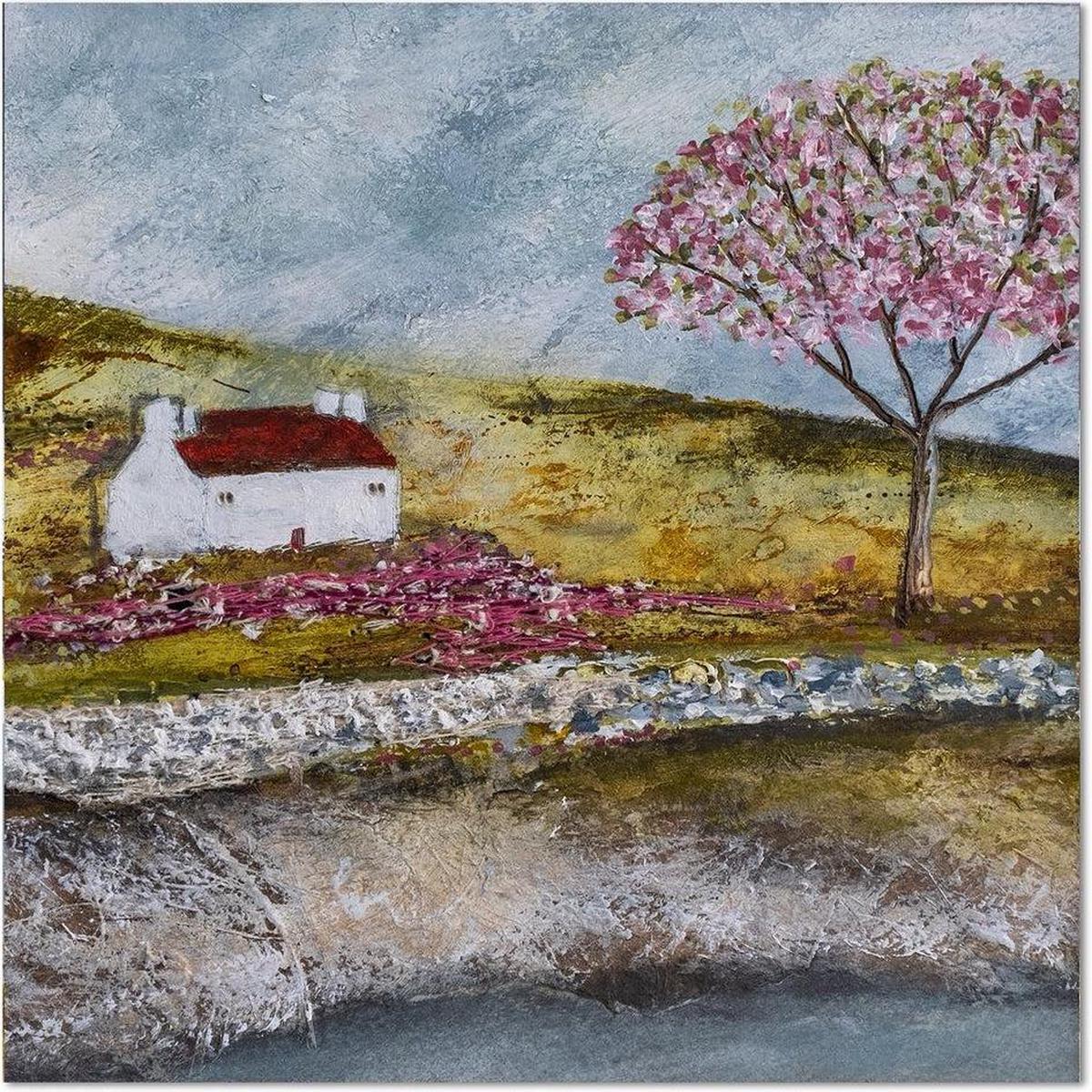 A Blossom Tree By A Lake , By Louise O’hara