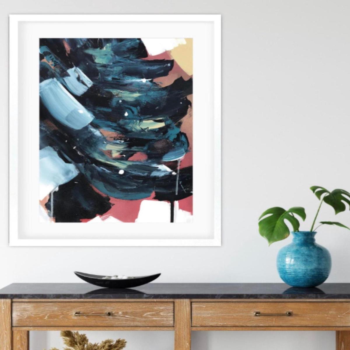 Abstract Valley II Art Print