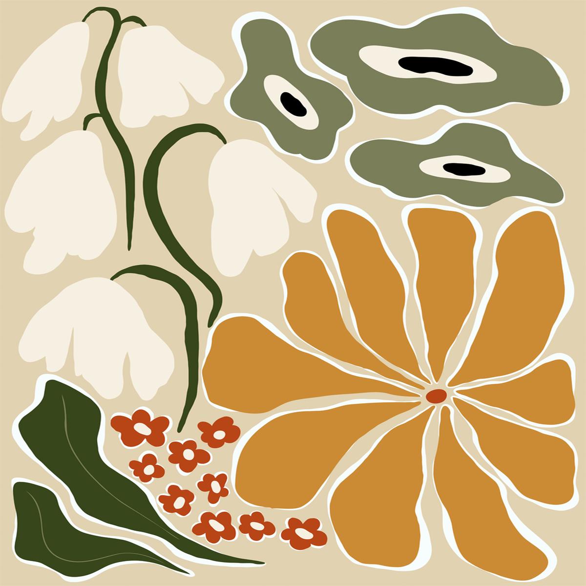 Classic Mid Century Florals