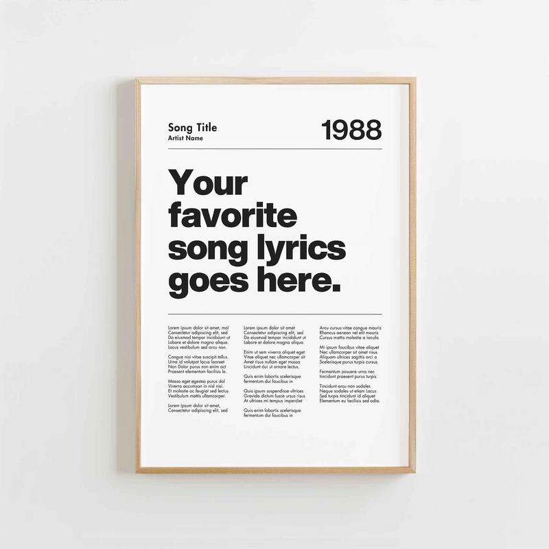 CUSTOM SONG WHITE