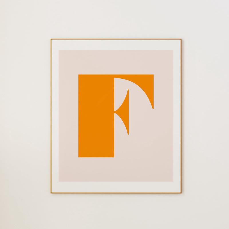 F LETTER PASTEL