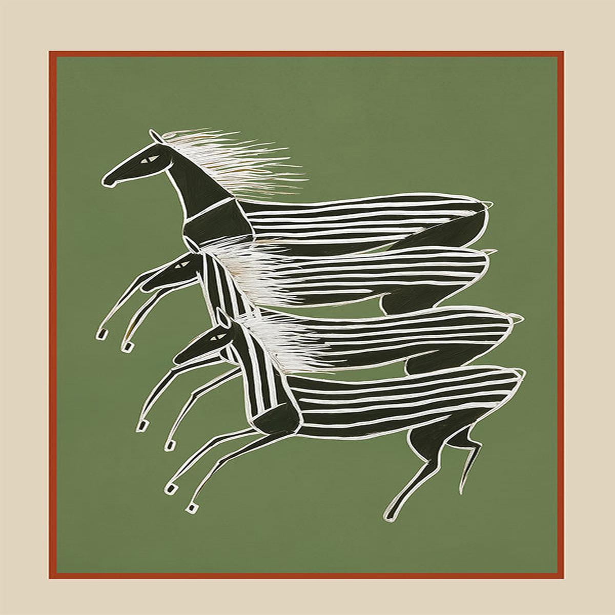 Horses In Stripes