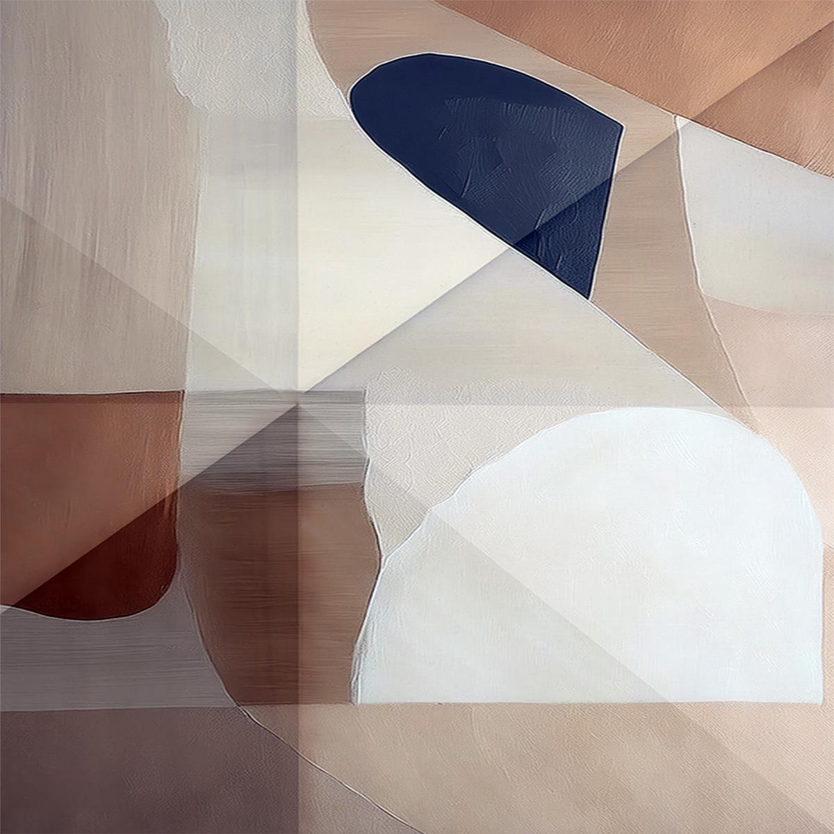 Abstract Copper Neutral Tone Painting