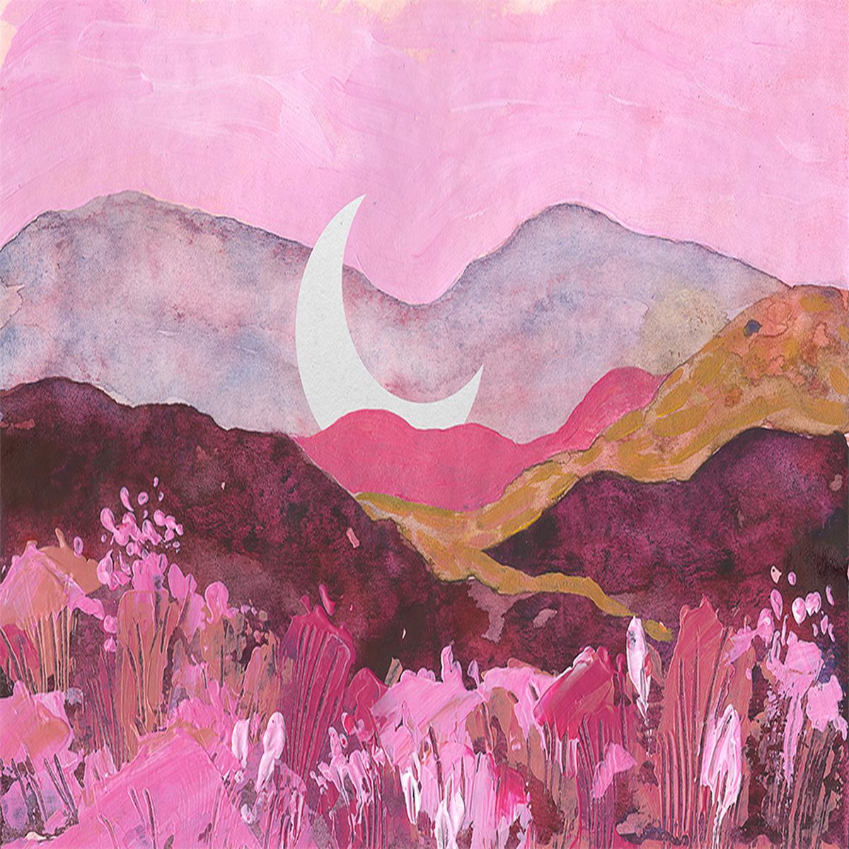 Moon Cradle Among the Hills