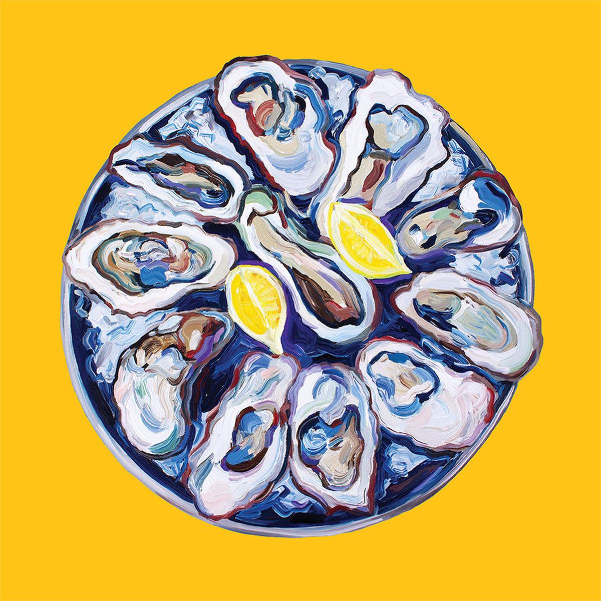 Oyster Ona Plate Yellow