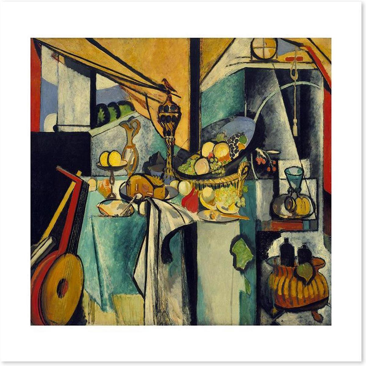 Still Life After Jan Davidsz. De Heem’S La Desserte, By Henri Matisse