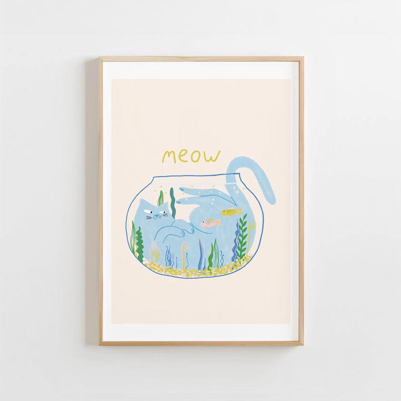 The Dreaming Cat in Glass