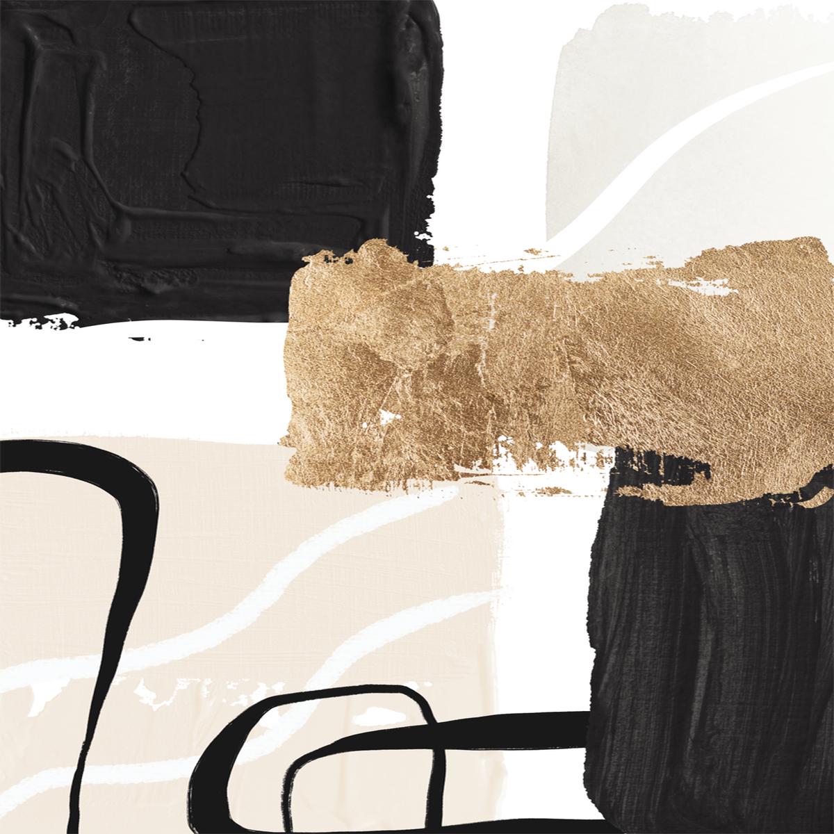 Abstract Black And Gold, Style B