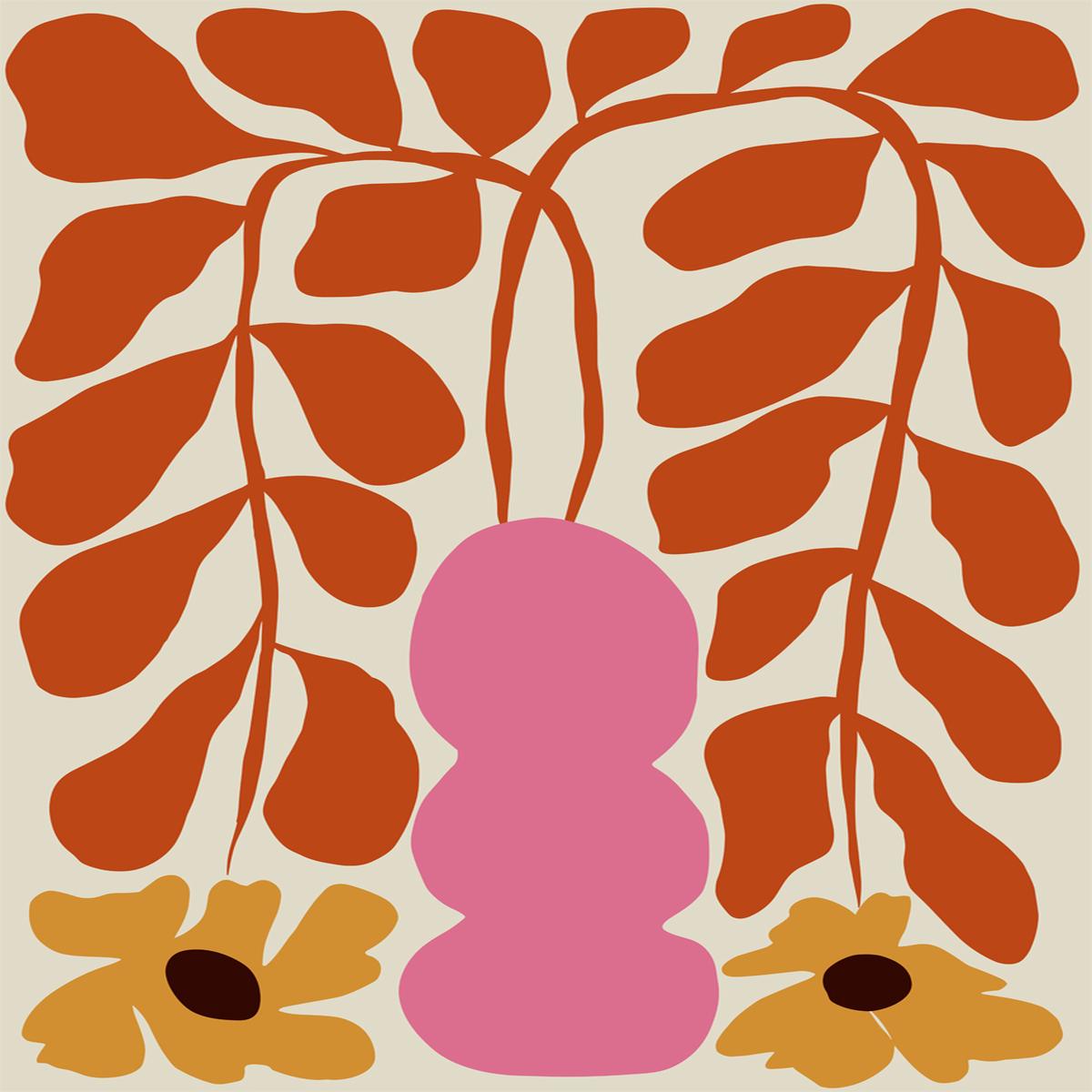 Dropping Orange Fern, Style B