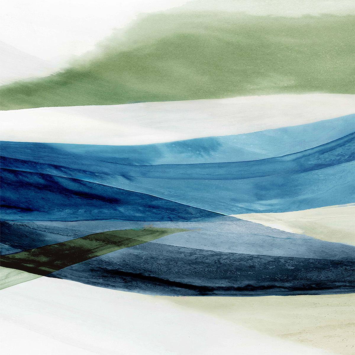 Waves of Blue and Green