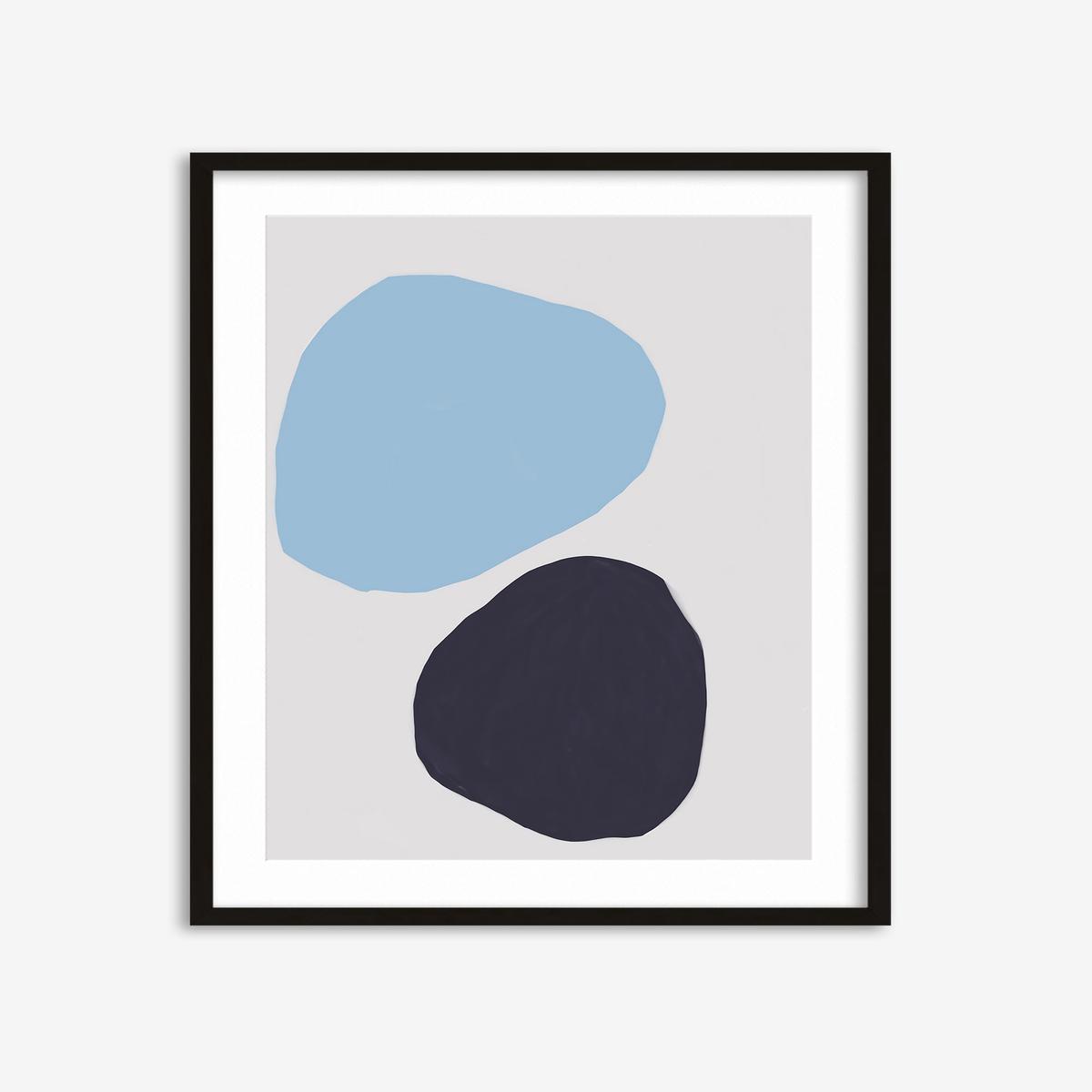 Abstract Stone Shapes Art Print