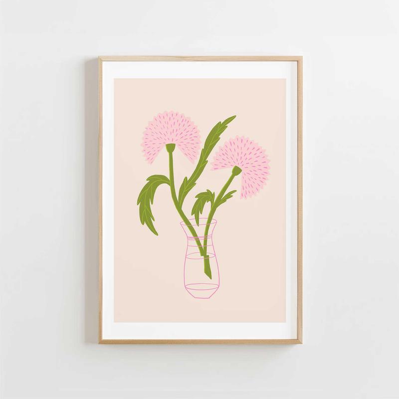Blush Thistle Stems