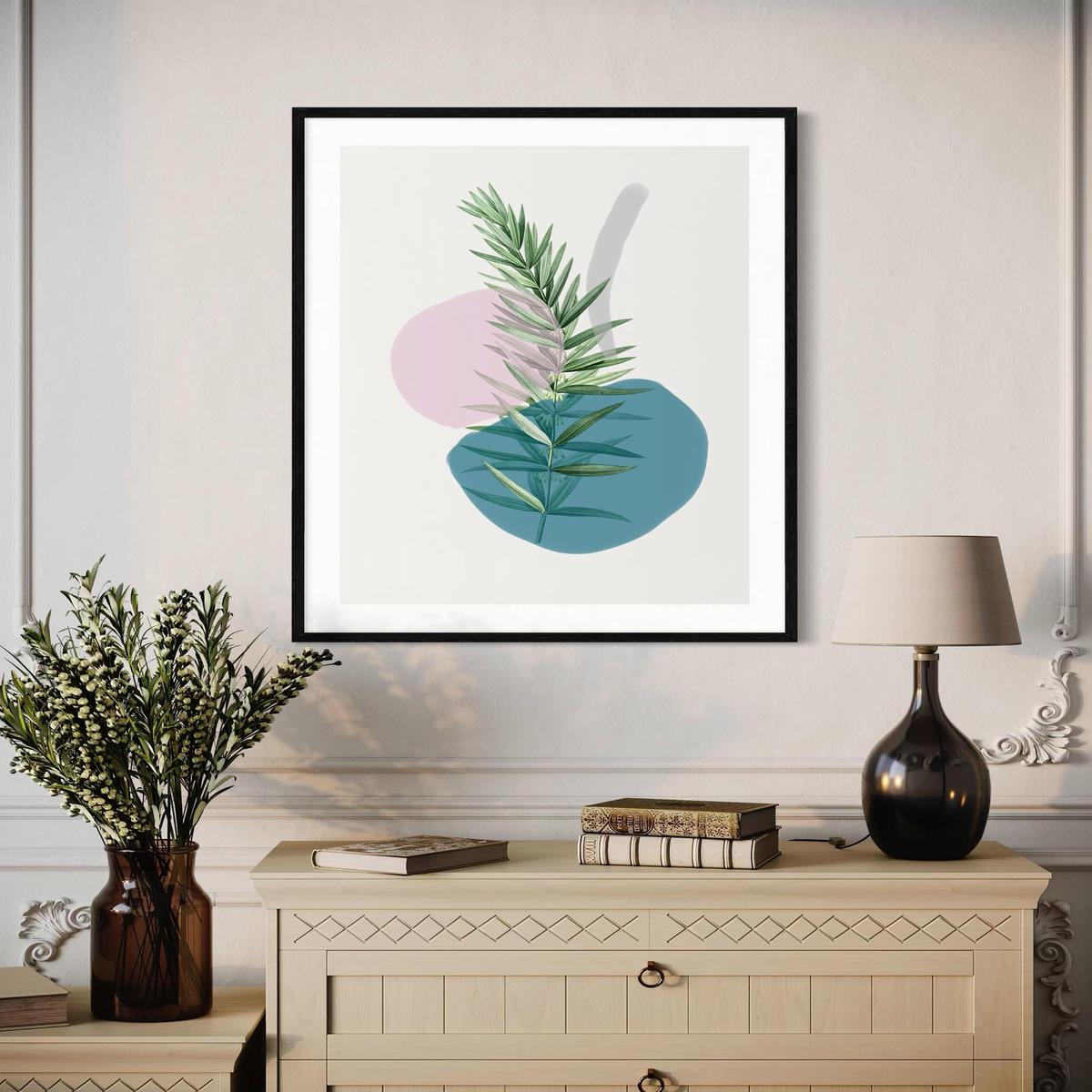 Botanical Vintage Leaves Art Print