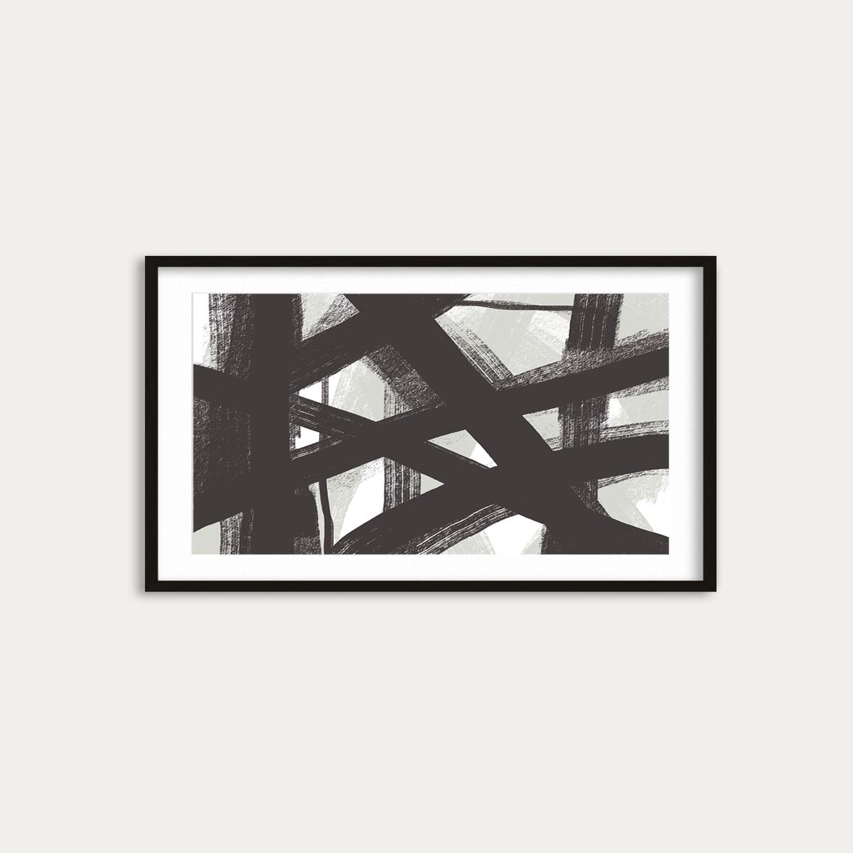 Brave Line Marks Art Print