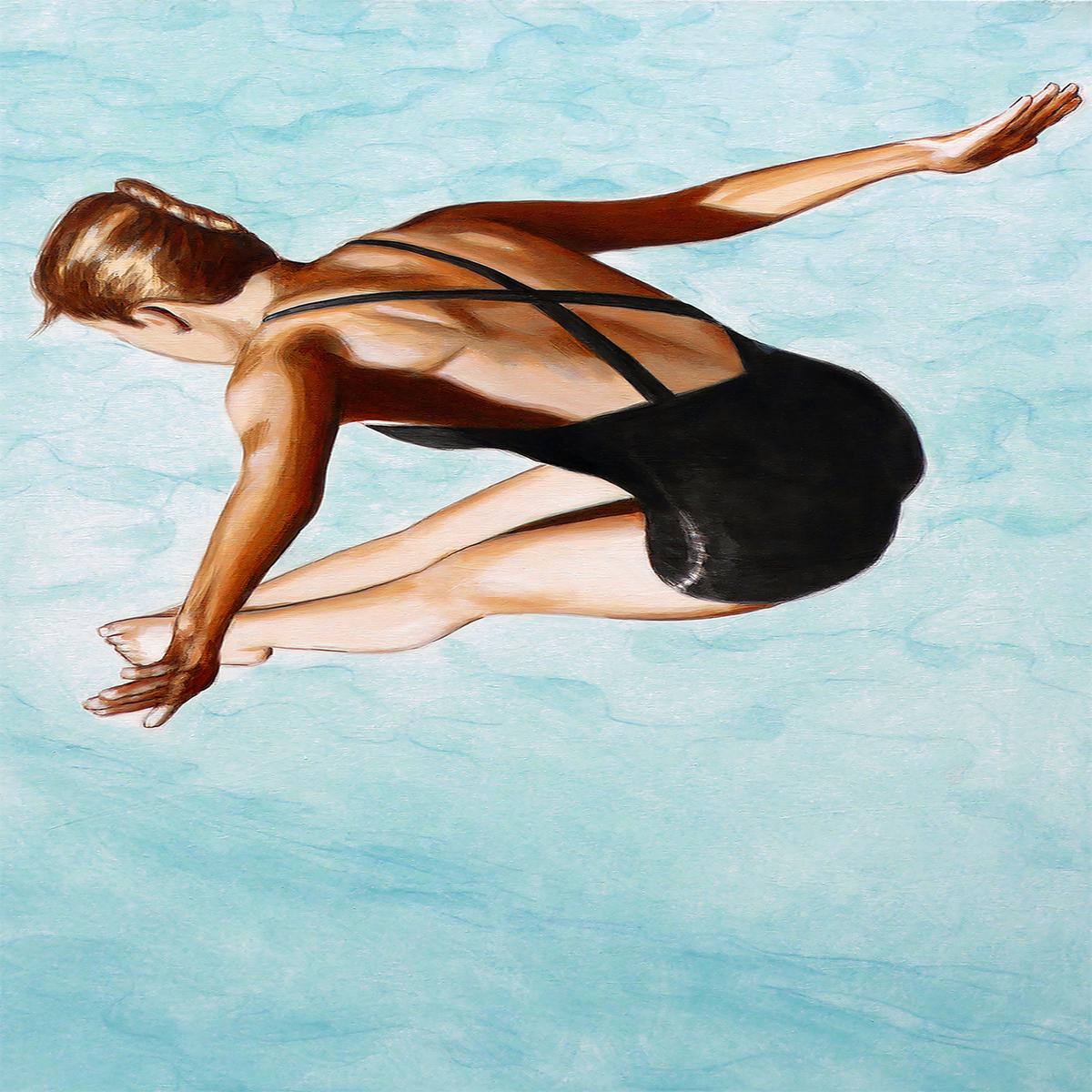 Diver Above Water