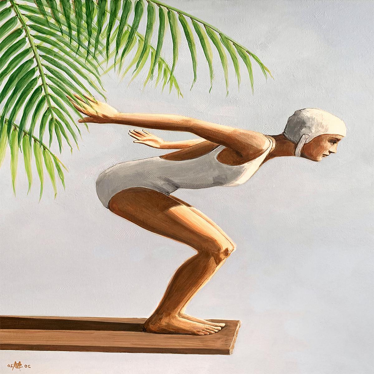 Diver With Palm, Style B