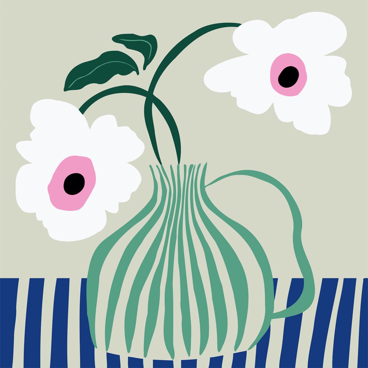 Floral Pottery Delight