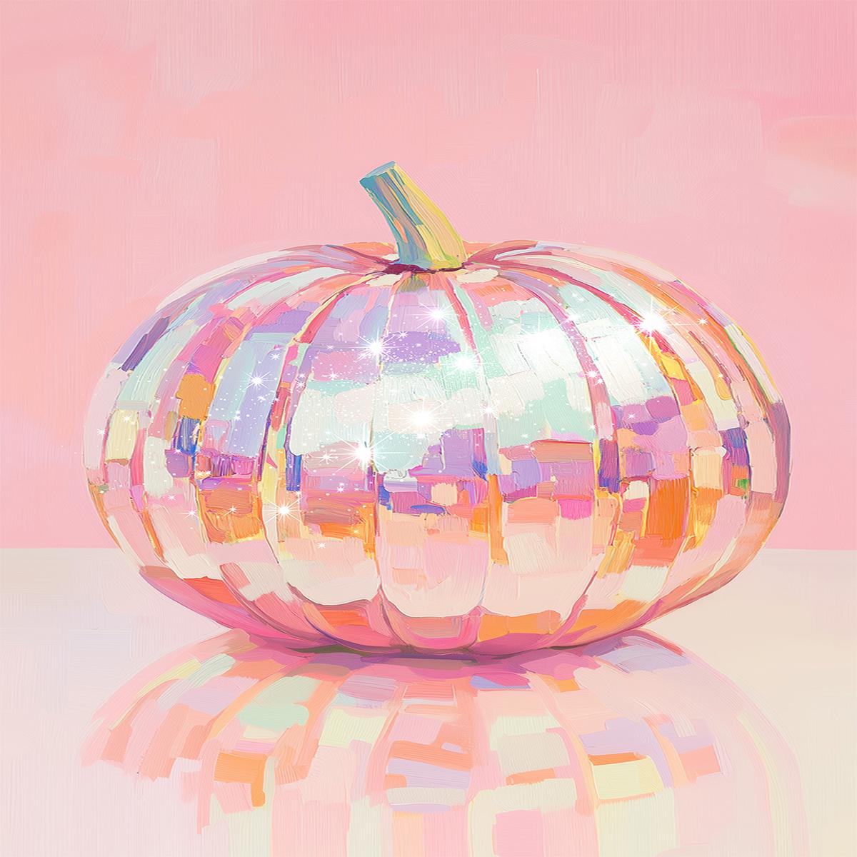 Iridescent Pumpkin Prints