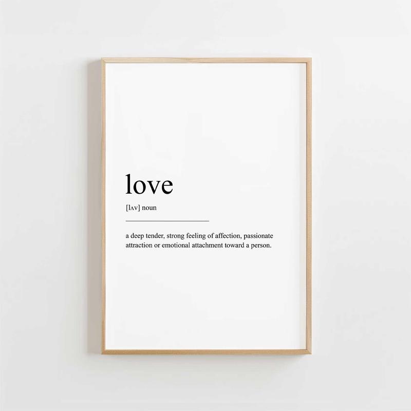 Love Definition Print