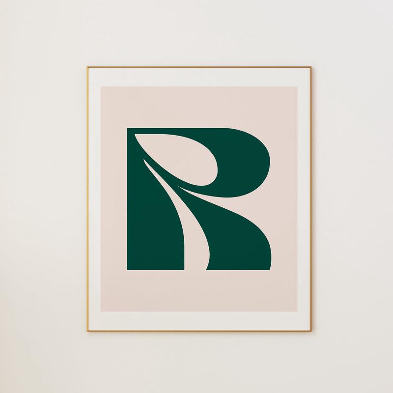 R LETTER PASTEL