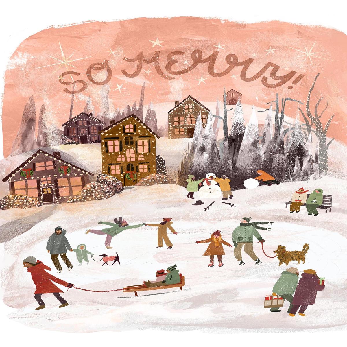 So Merry Holiday Scene