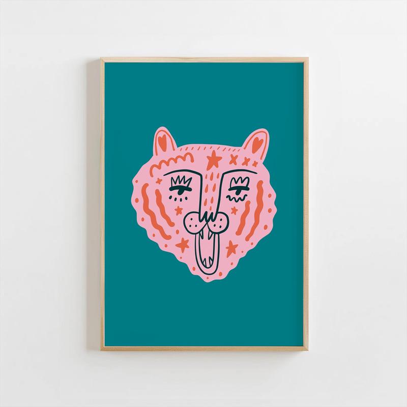 Starry Tiger Face