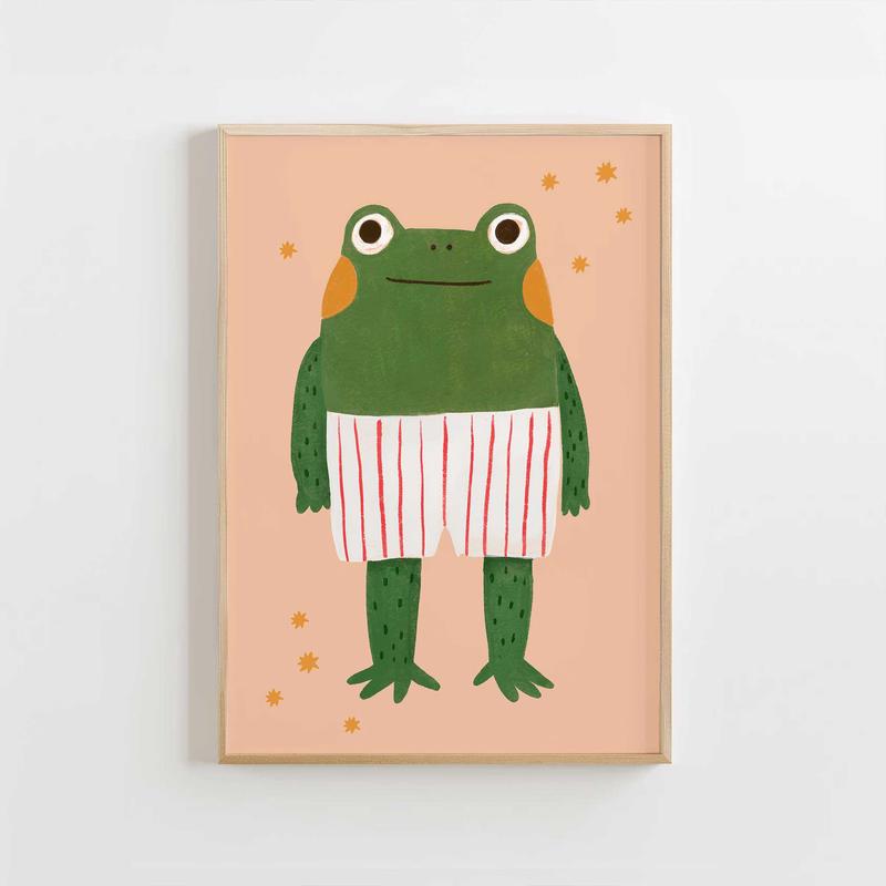 Striped Shorts Frog