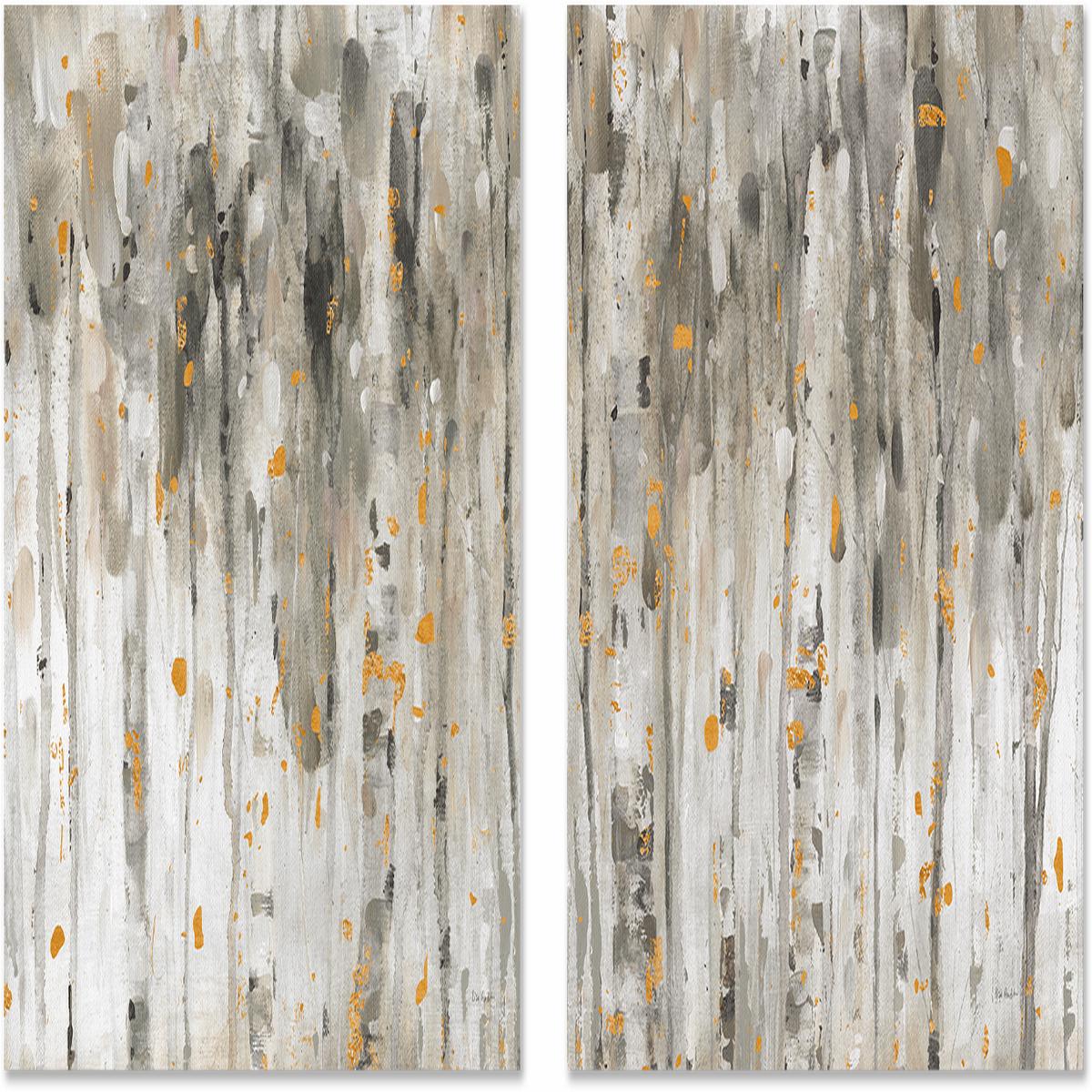 The Autumn Blaze Forest, Style A & B, Set Of 2