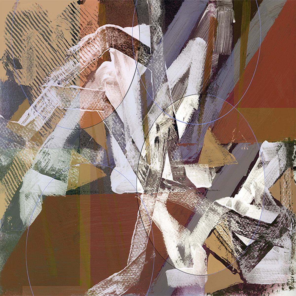 Abstract Circles and Textures, Style C