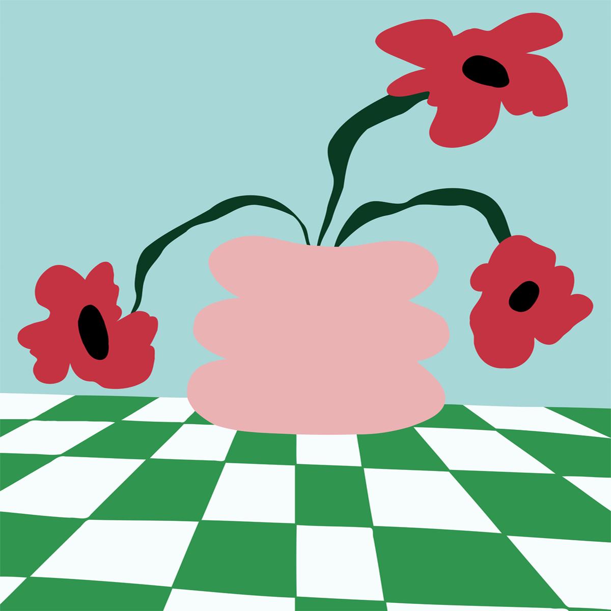 Bold Clay Florals