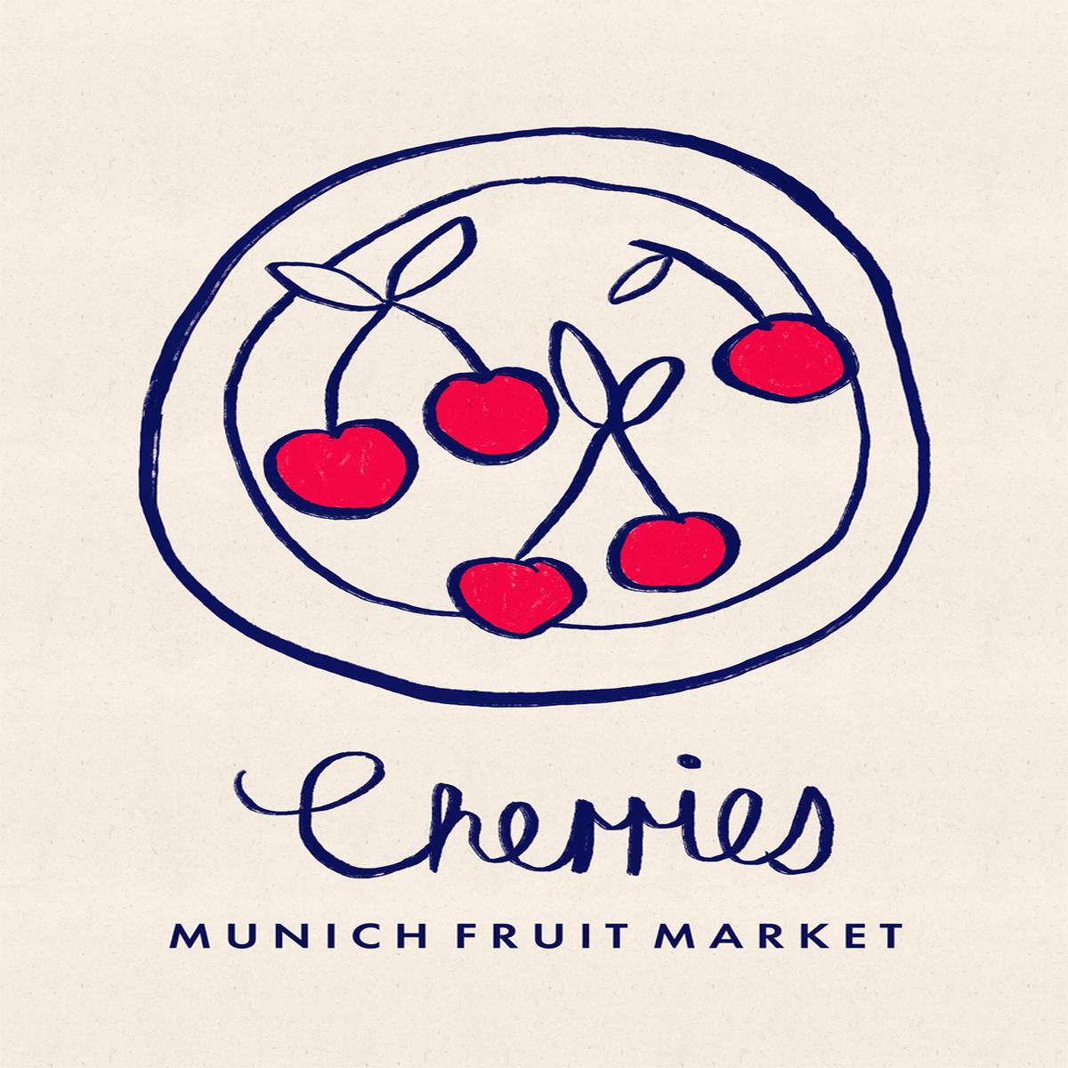 Cherries, Munich Fruit Market