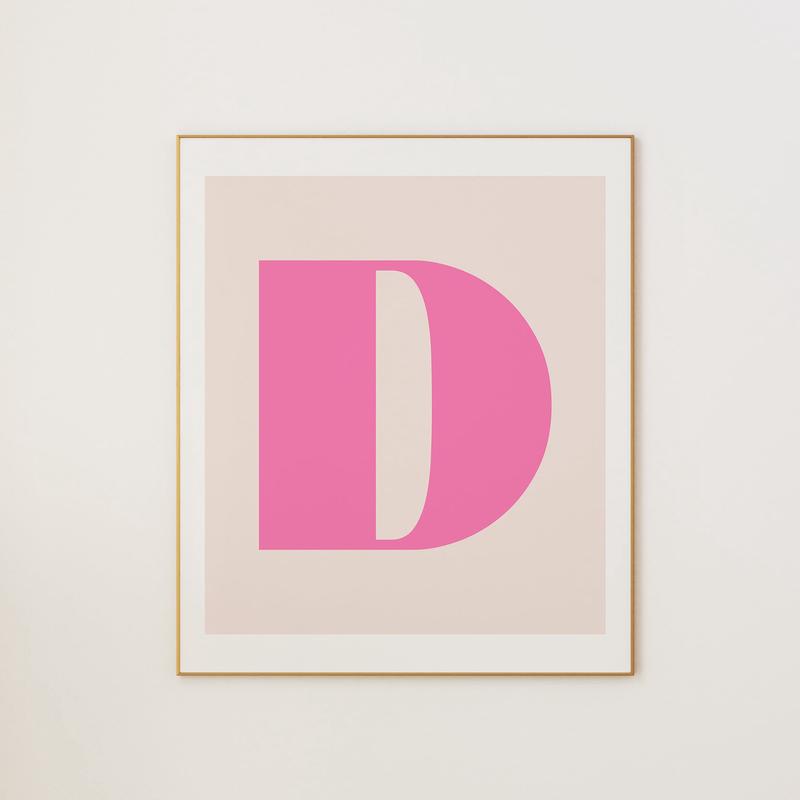 D LETTER PASTEL