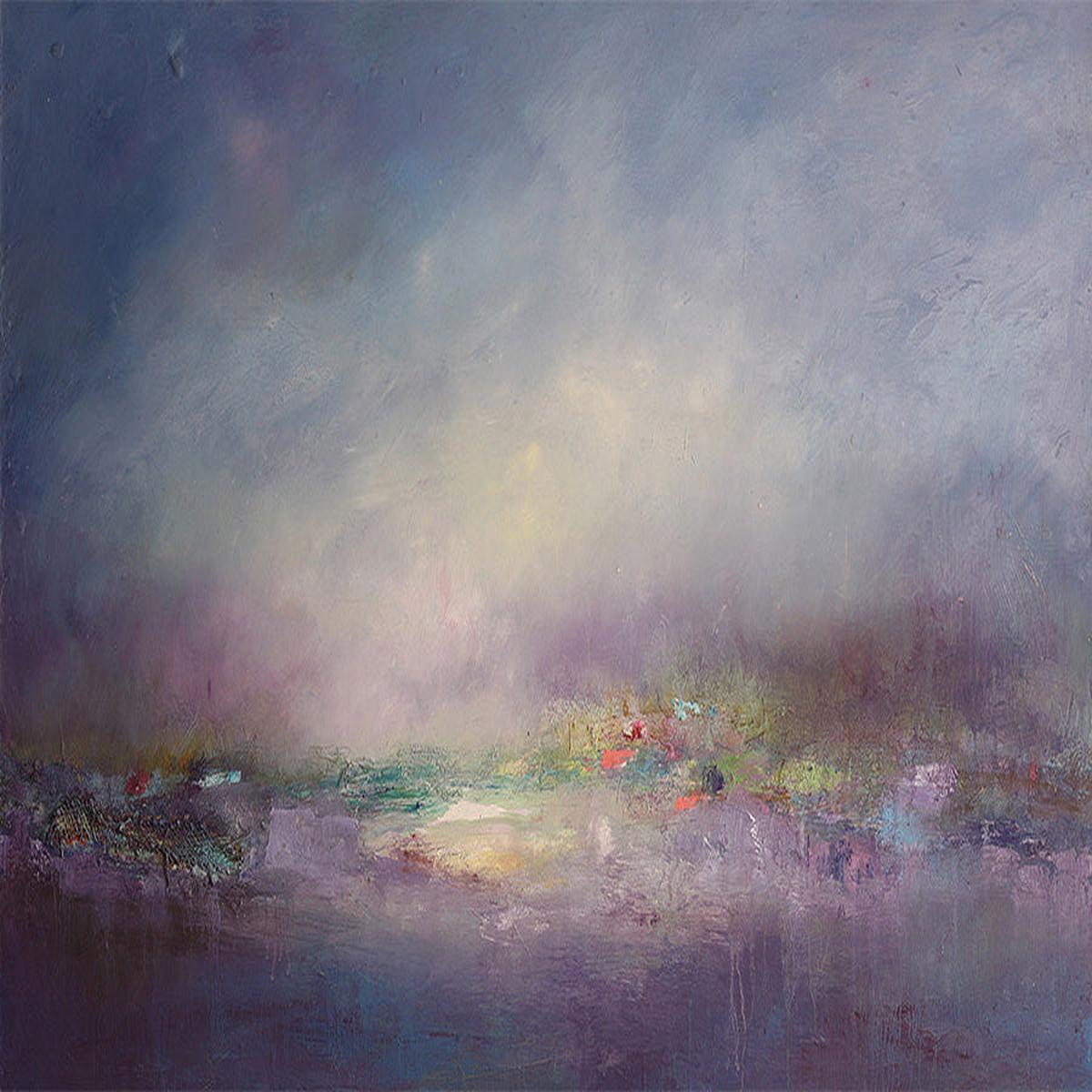 Lavender Mist across Lily Tarn