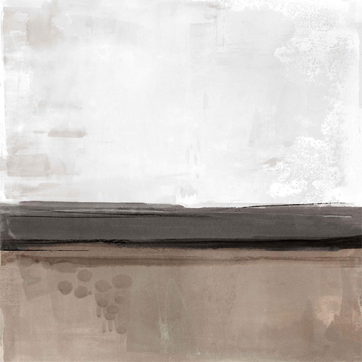 Muted Horizon Across Empty Fields