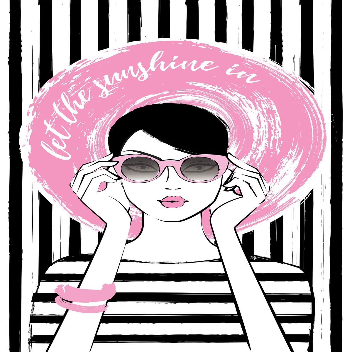 Pink Sunglasses Vibe