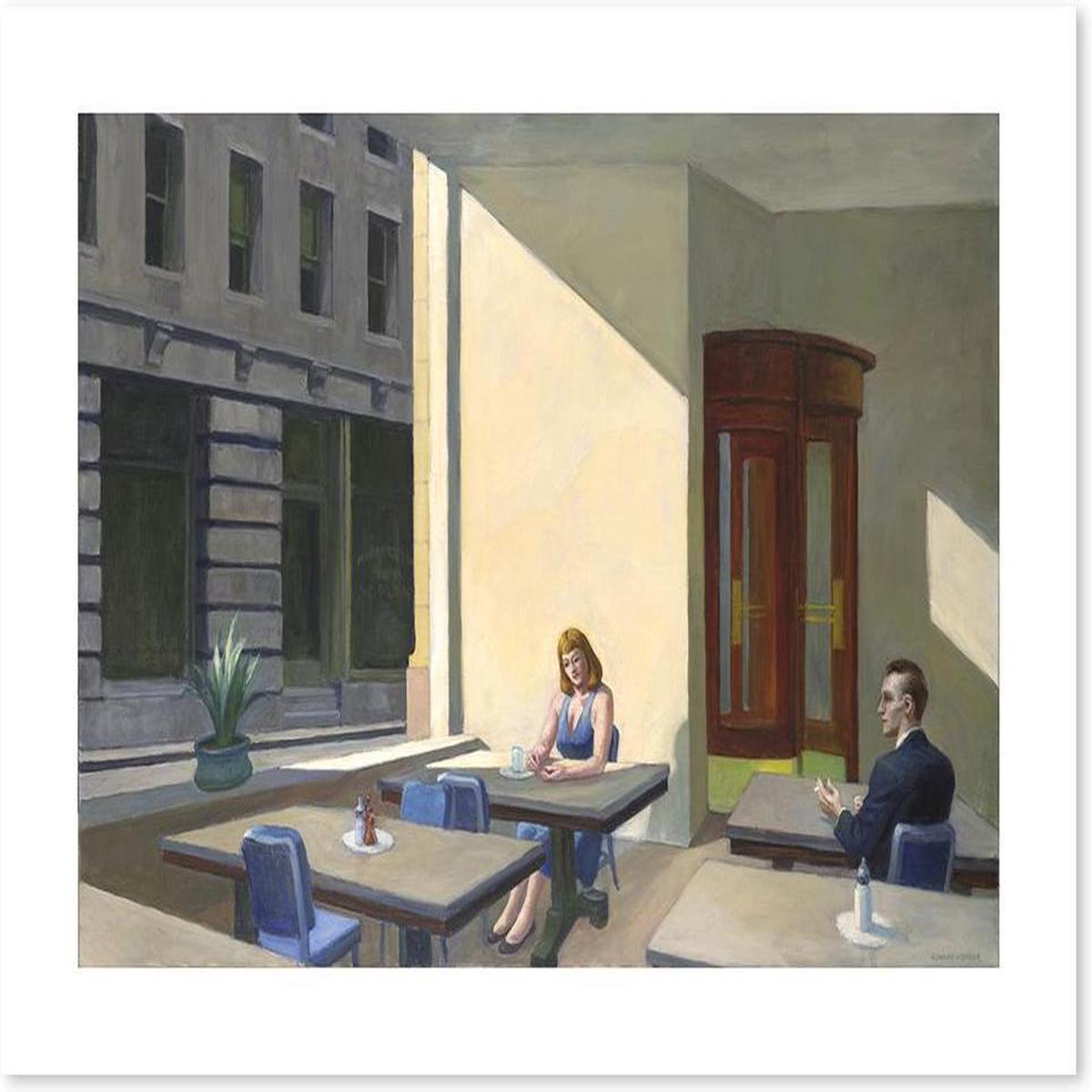 Sunlight In A Cafeteria, By Edward Hopper