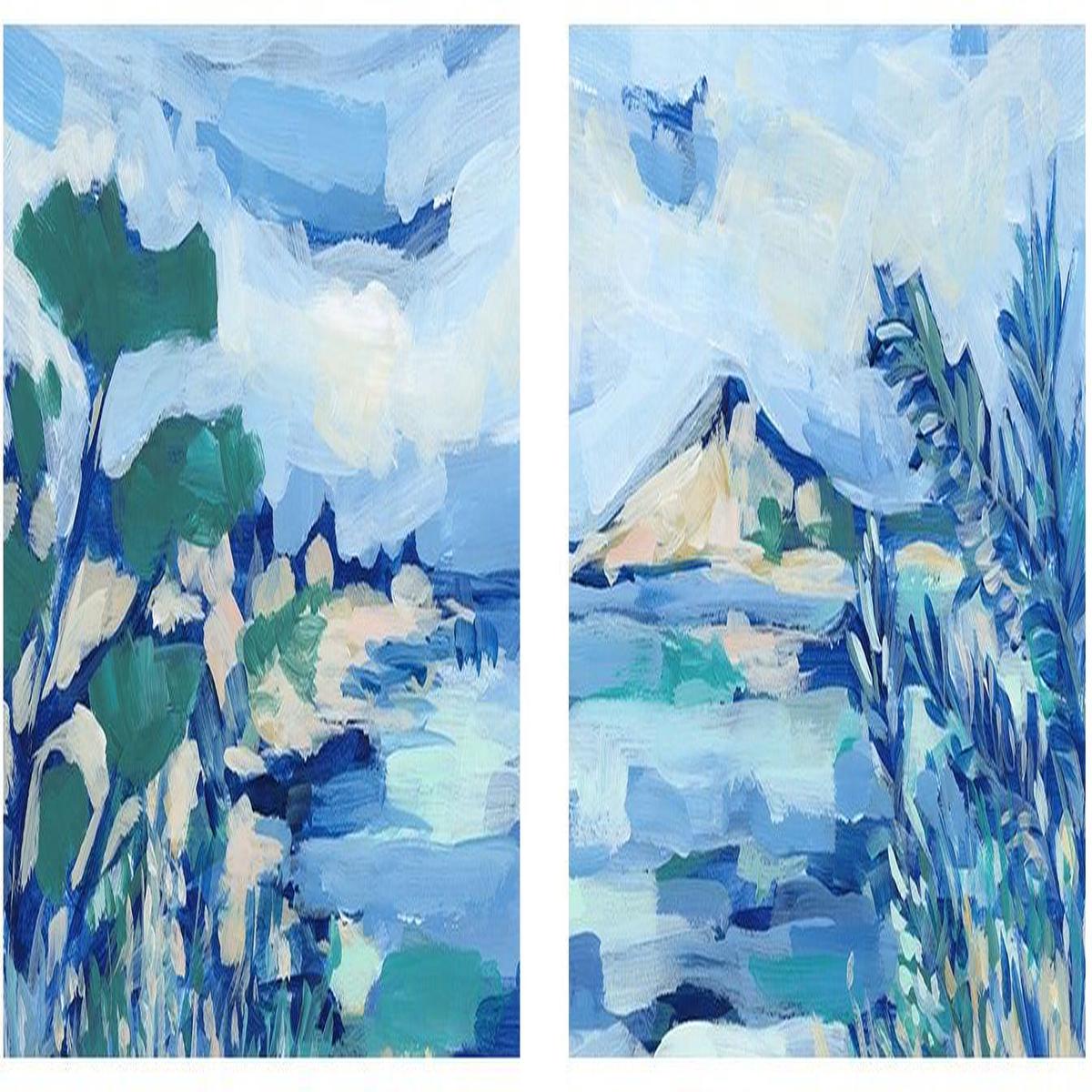The Summer Retreat , Style A & B, Set Of 2