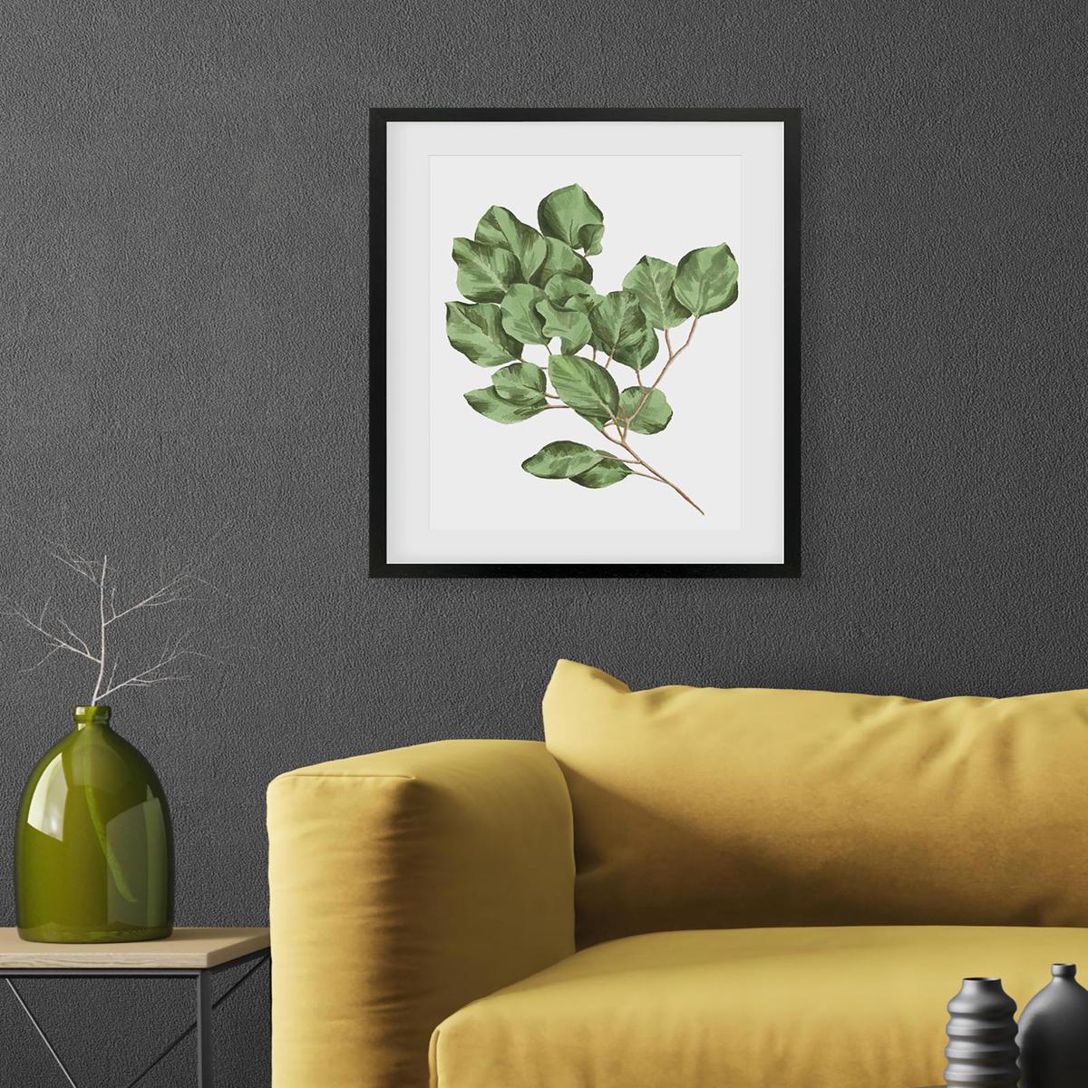 Vibrant Green Leaves Art Print